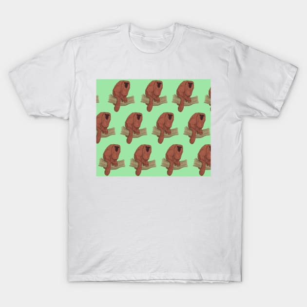 Amazing Red Howler Monkey T-Shirt by ButtonandSquirt